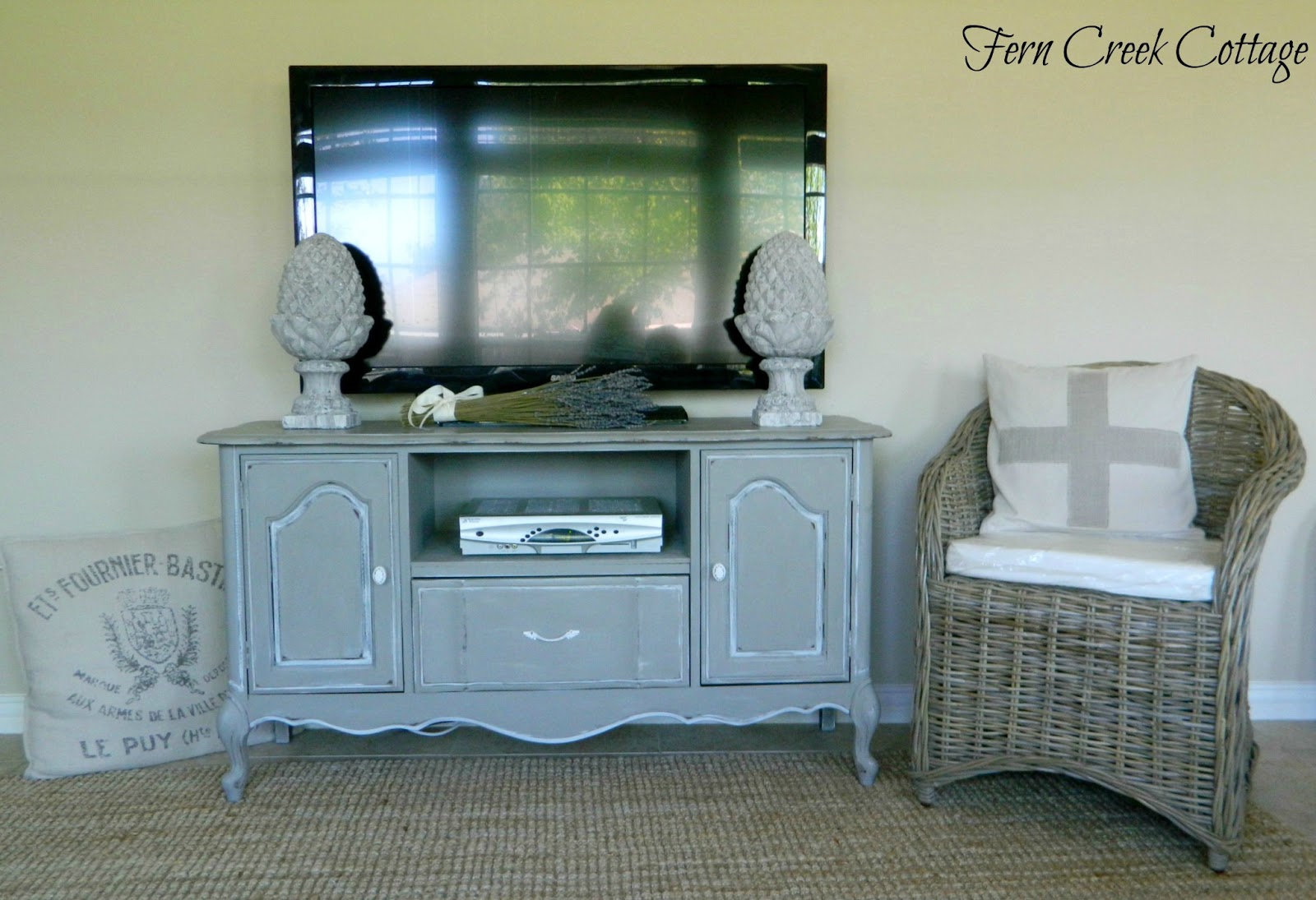 French Buffet turned TV Stand Obama Furniture French Buffet turned TV Stand Obama Furniture
