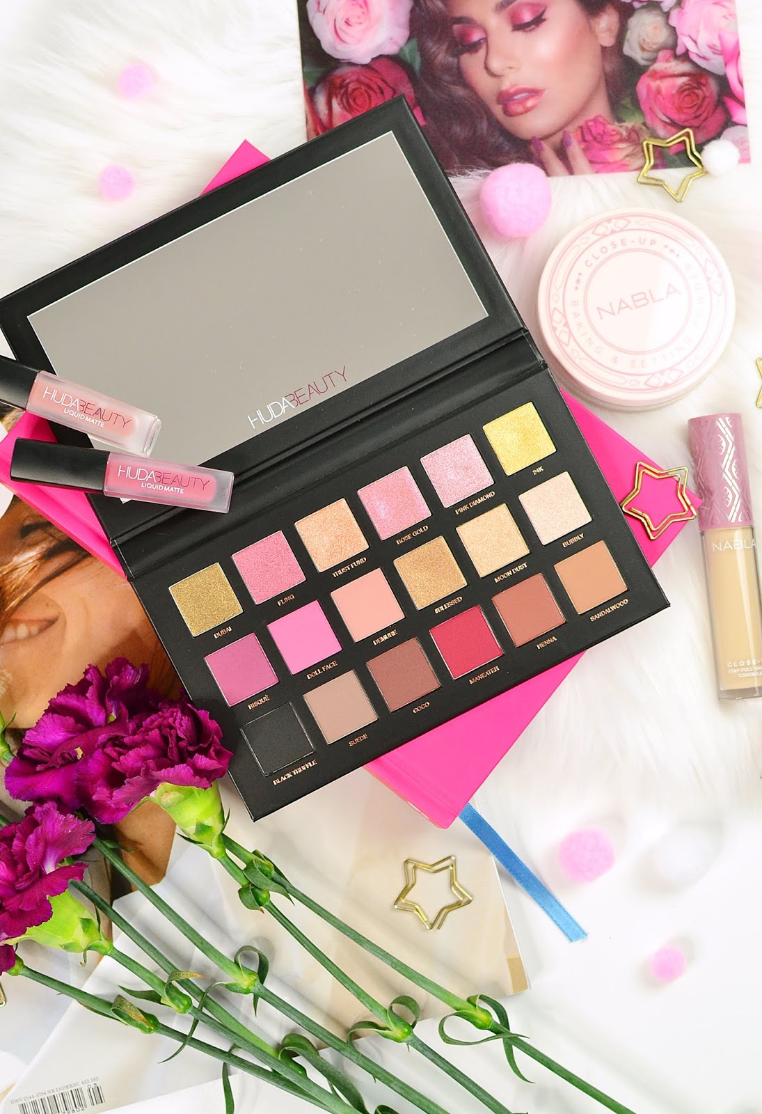 Huda Beauty Rose Gold Palette Remastered Agata Welpa Makeup Blog
