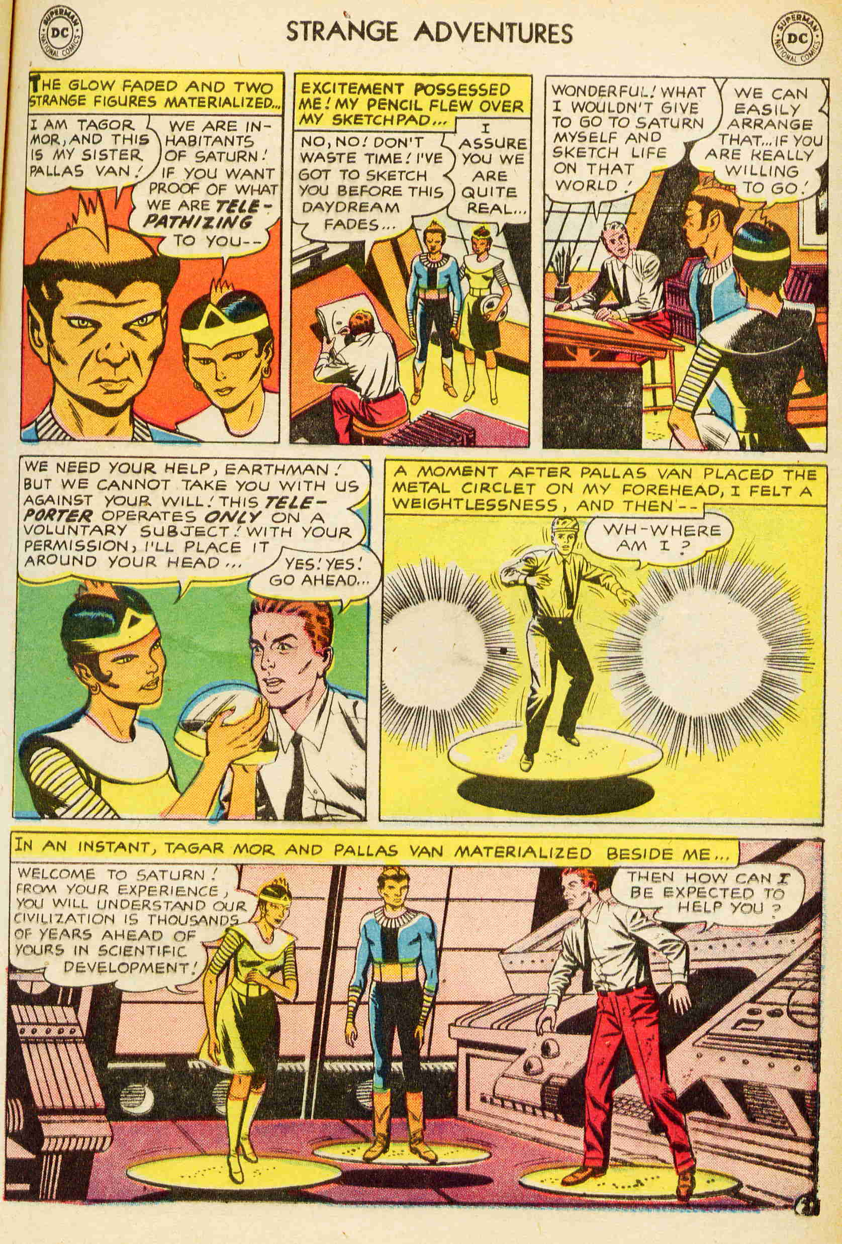 Read online Strange Adventures (1950) comic -  Issue #92 - 21