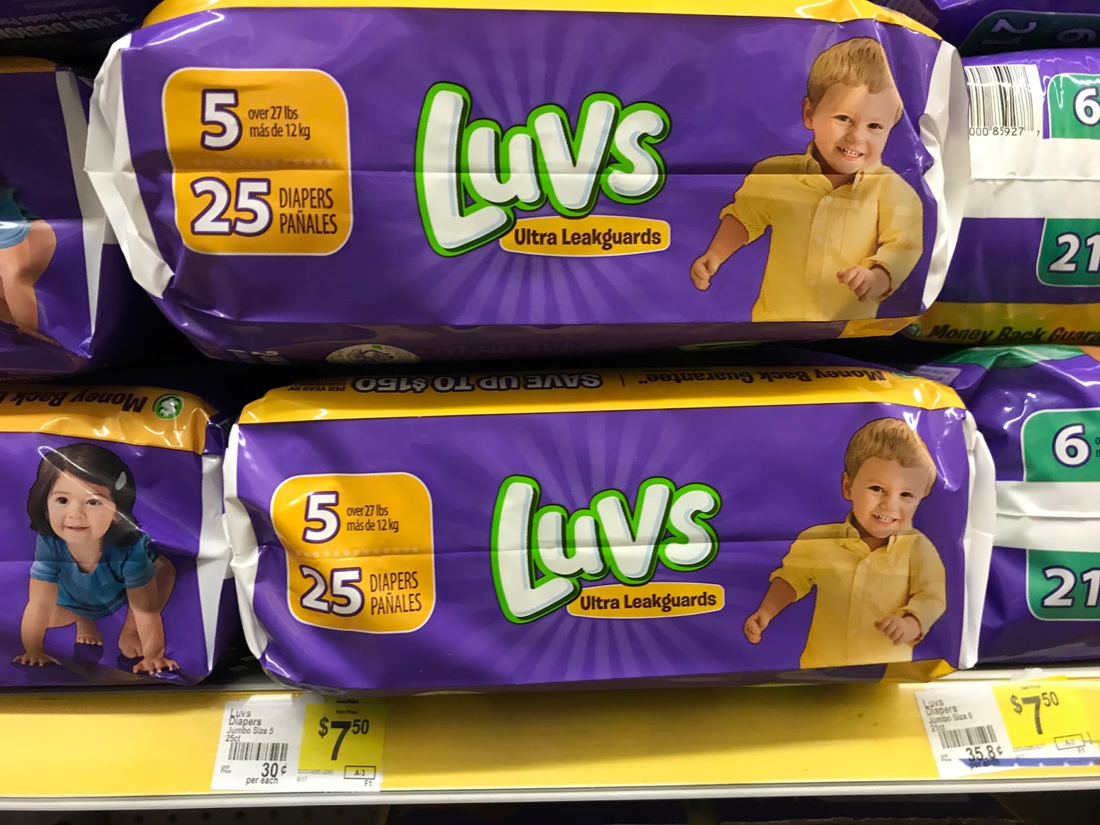 dollar general luvs diapers