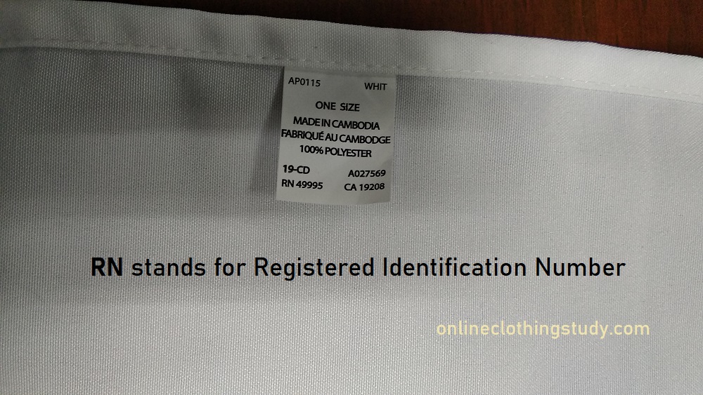 What is the RN Number on Clothing Labels?