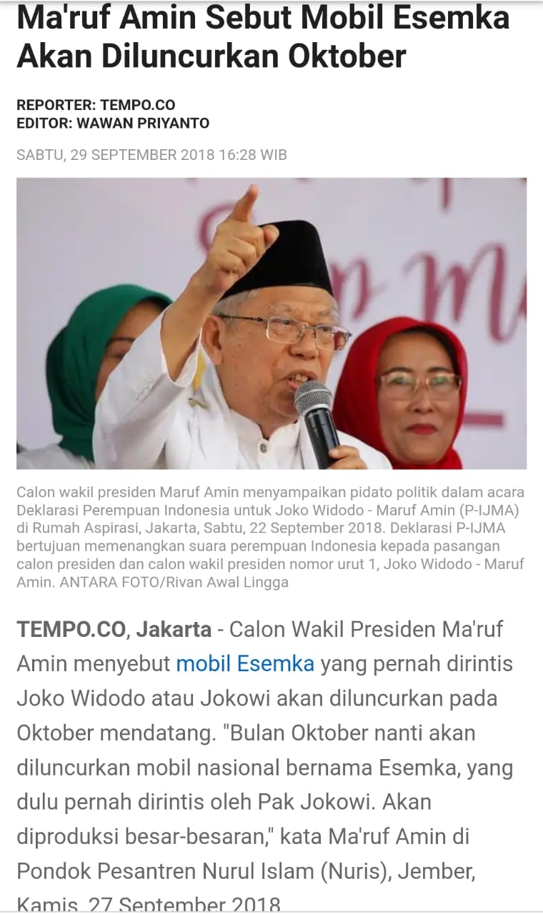 Ma Ruf Amin Tukang Bohong Calon Ahli Neraka Fakta Kini