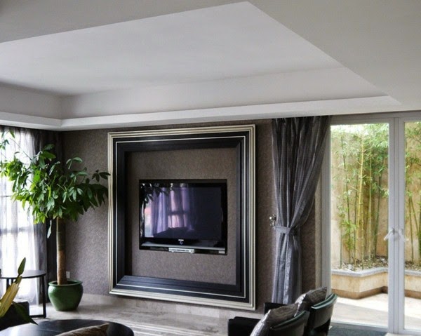 Modern TV wall – for a more pleasant evening!