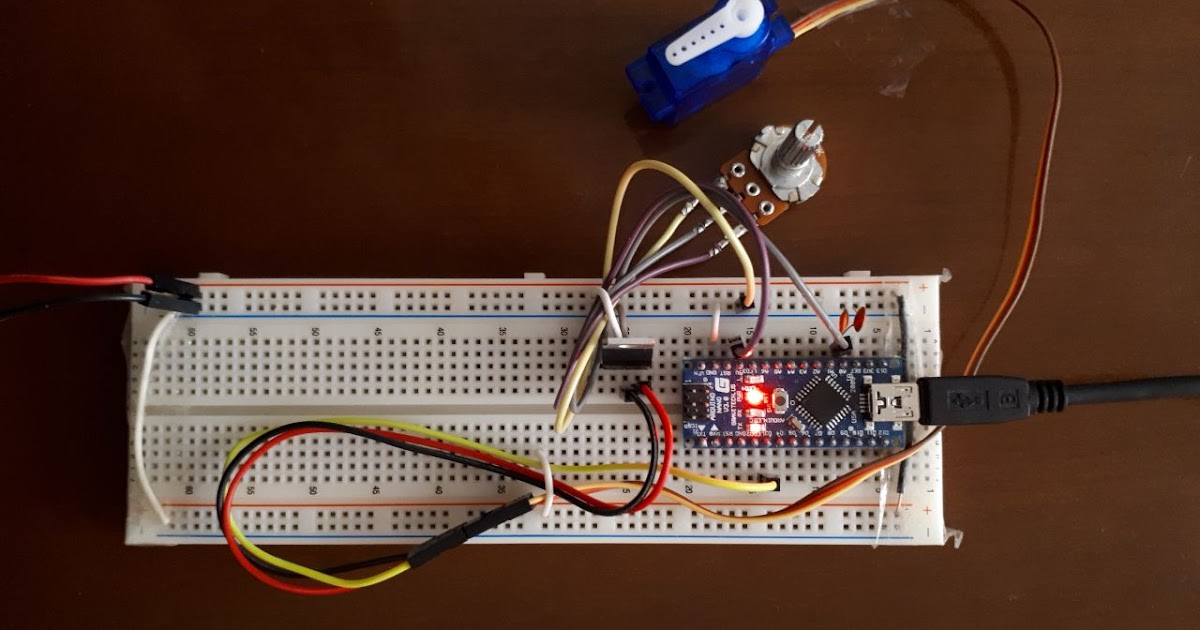 Servo motor by Arduino Nano