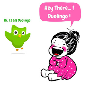 belajar duolingo dengan bujo