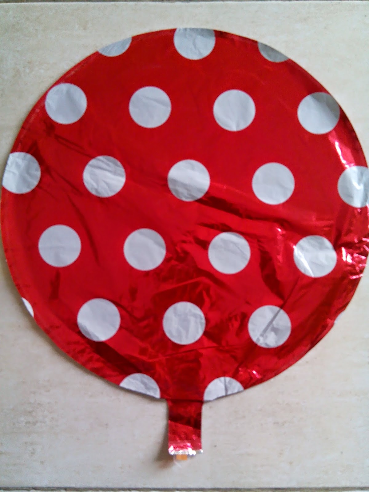 Balon Foil Polkadot Merah