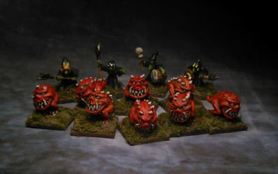 1st place: Squogglers and Night Goblins, by Hetairoi - wins £20 Pendraken credit, and a copy of 'Warband'!