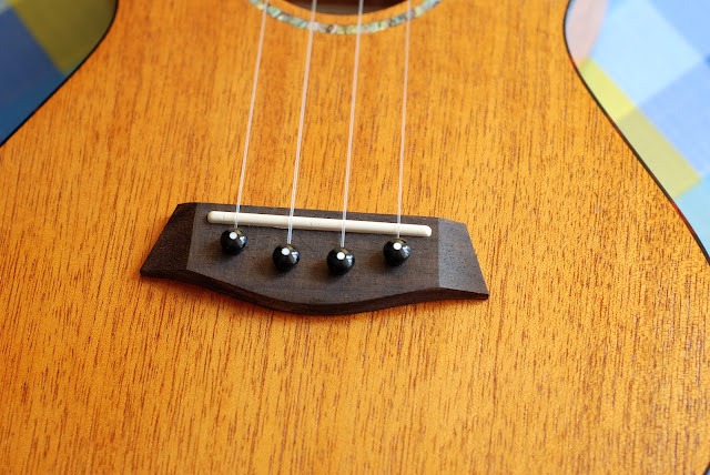 Islander MST-4 ukulele bridge