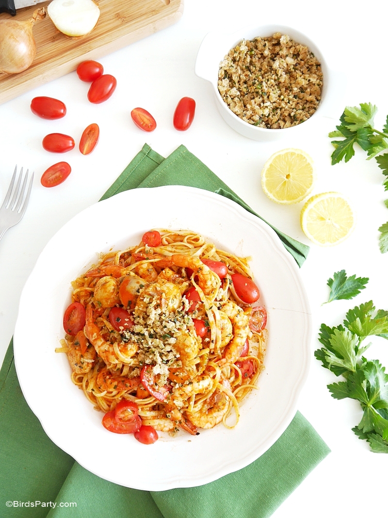 Recipe Bloody Mary Inspired Seafood Linguine Party Ideas Party