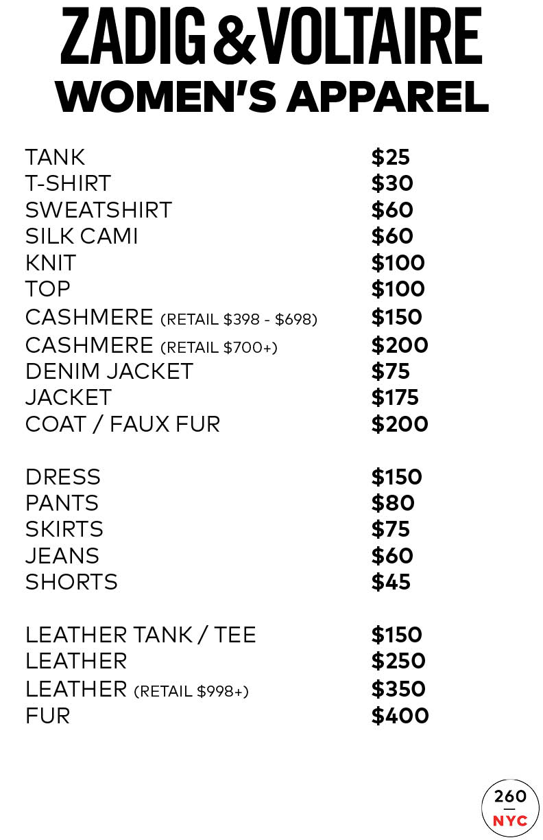 Fashionably Petite Zadig Voltaire Sample Sale Buy More Save More Ends 12 2 18