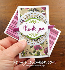 Stampin' Up! NEW 2018-2019 Catalog ~ Love What You Do Twist Gate Fold Card ~ VIDEO Tutorial plus MORE samples! ~ www.juliedavison.com