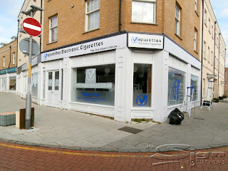 Vaparettes shop in Herne Bay is being worked on, with brand new signage for the new branch.