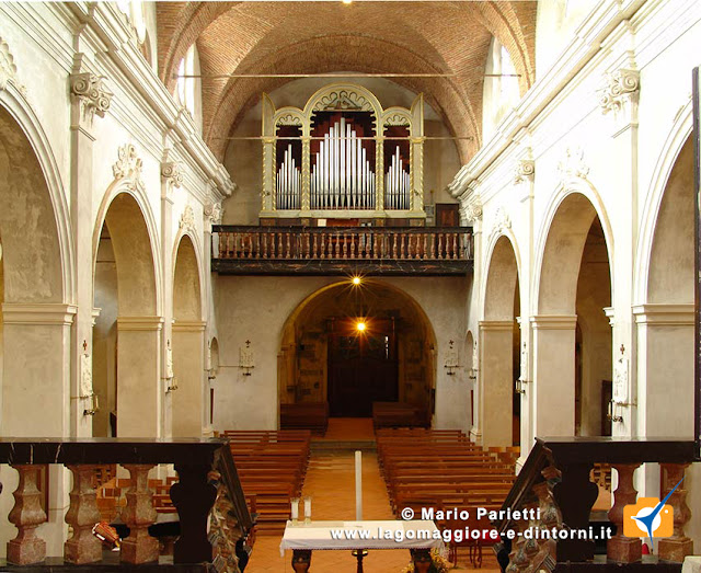 Interno della chiesa di san Donato Interno della chiesa di san Donato con l'organo