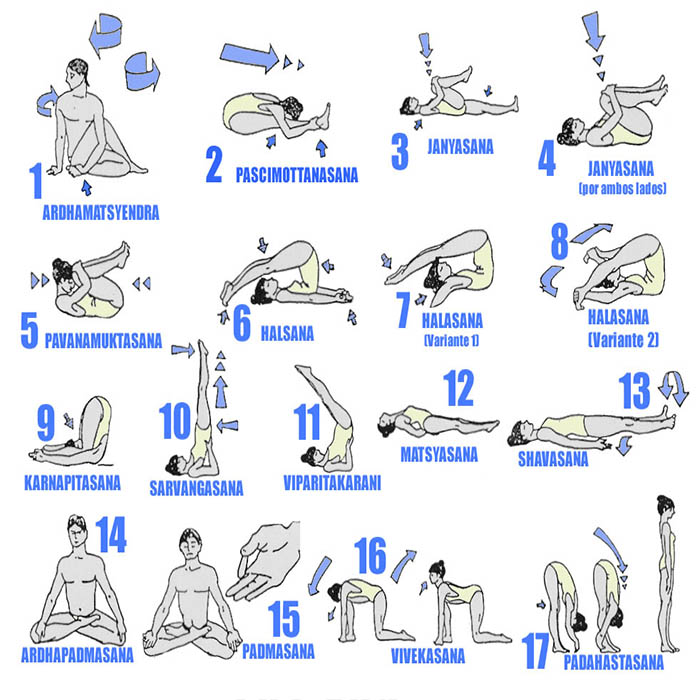 Hatha yoga posture