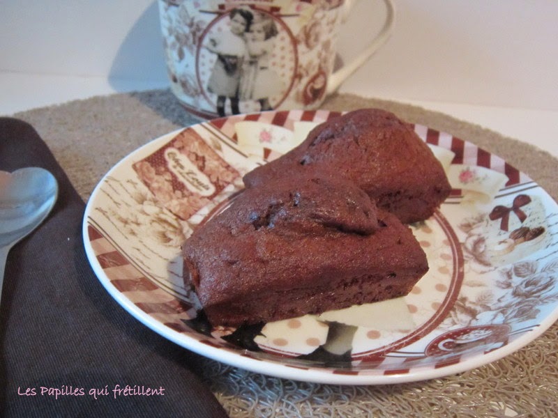 Les Papilles qui frétillent MINICAKE AU CHOCOLAT