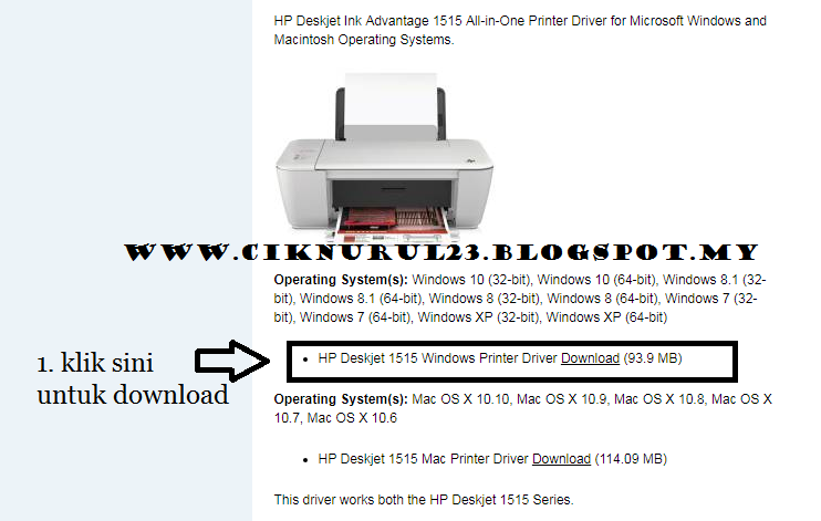 Install Printer Hp Deskjet 1000 Tanpa Cd