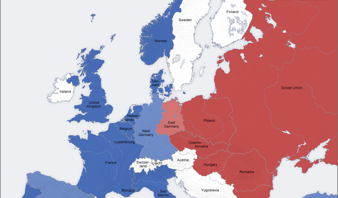 Ответ нато ссср. Политическая карта холодной войны.