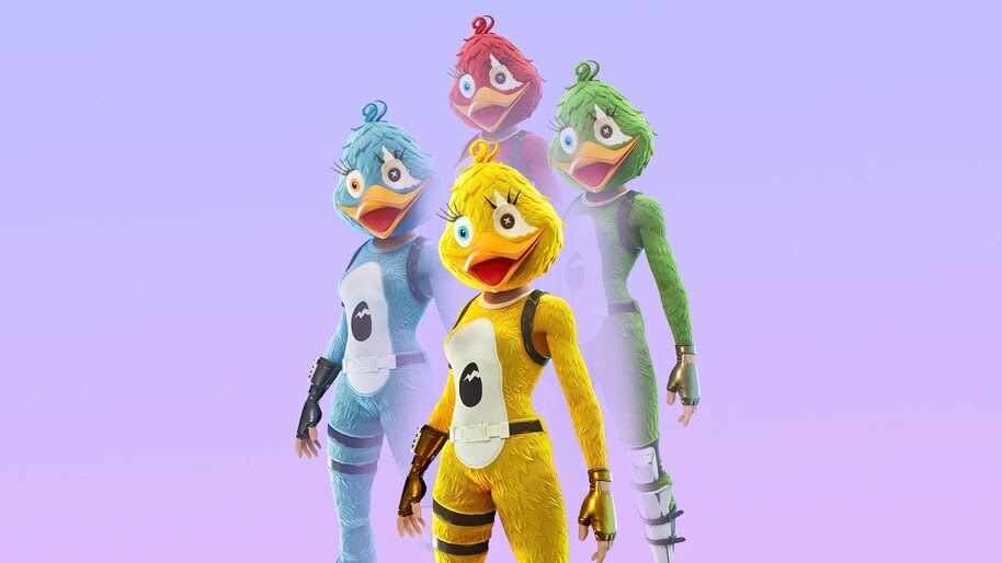 Fortnite, Quackling, Skin, Outfit, 4K, #7.1726