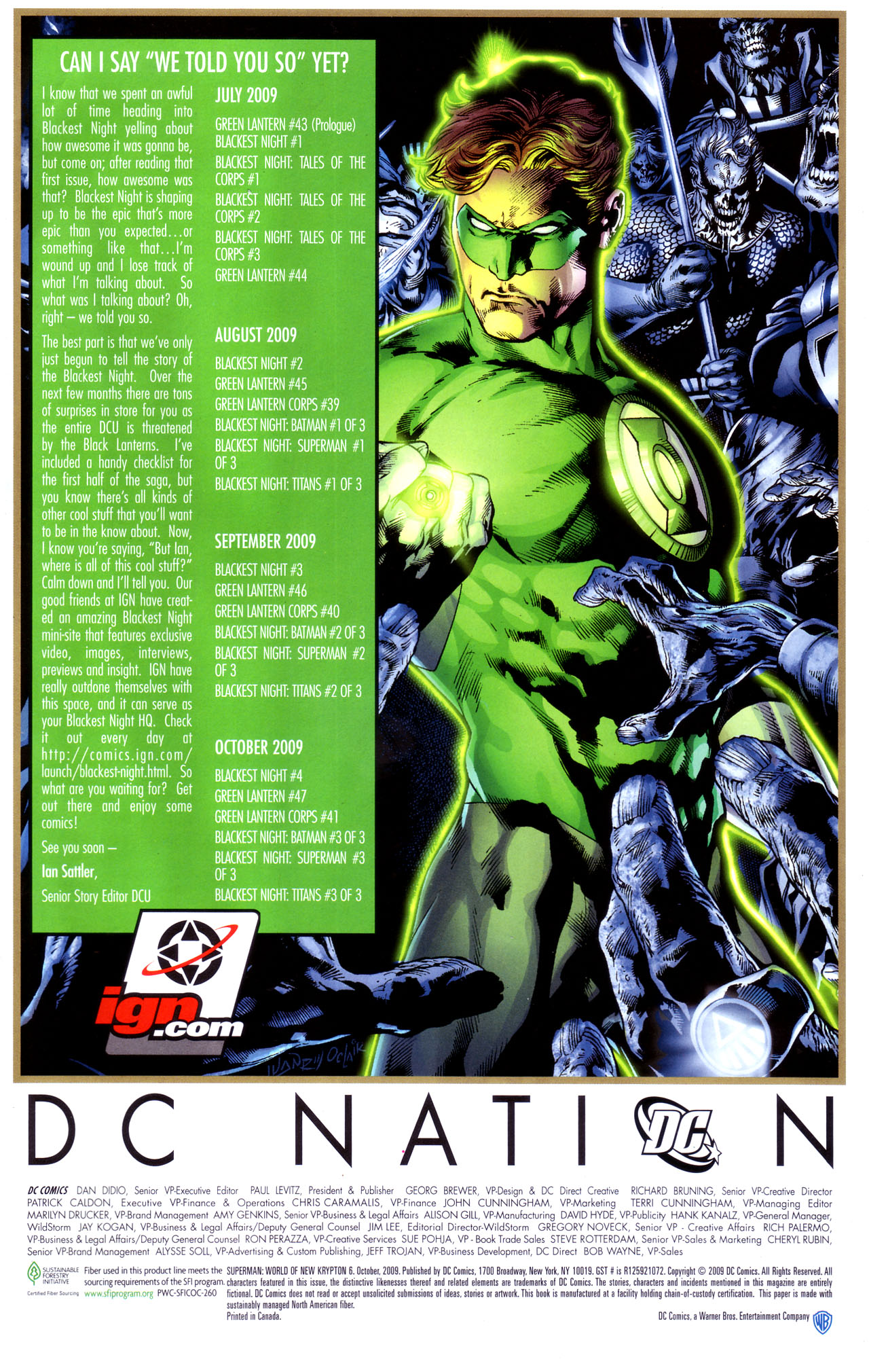 Read online Superman: World of New Krypton comic -  Issue #6 - 23