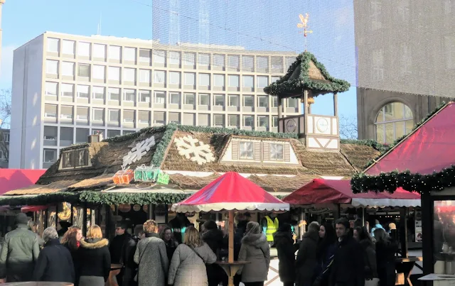 Essen Christmas Market in North Rhine-Westphalia Germany