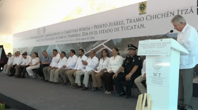 Estados/Inaugura SCT la ampliación del tramo carretero Chichén Itzá-Valladolid