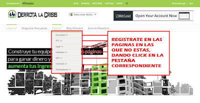 REGISTRO EN PAGINAS DE AFILIADOS