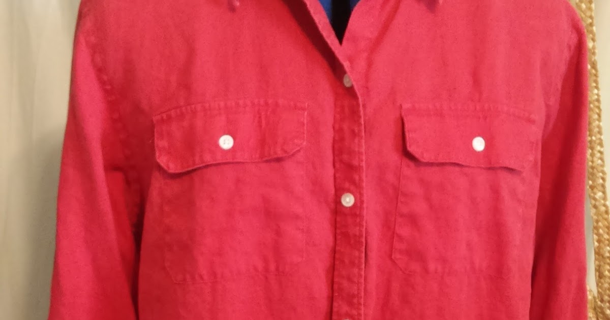 The Sewing Goatherd: A Summer-y Red Shirt Refashion