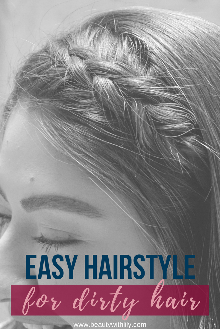 Easy Hairstyle for Dirty Hair // Second Day Hair // Easy Summer Hairstyles | beautywithlily.com