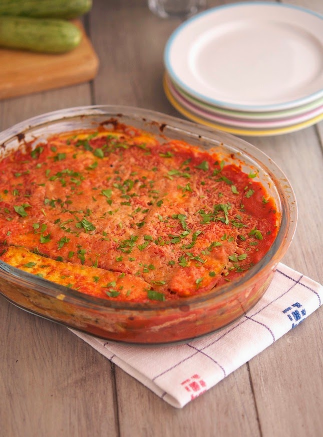 The Iron You HighProtein Zucchini Parmesan