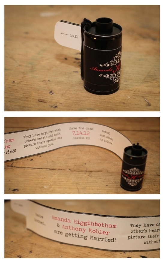 DIY  //  FILM CANISTER SAVE THE DATE, Oh So Lovely Blog