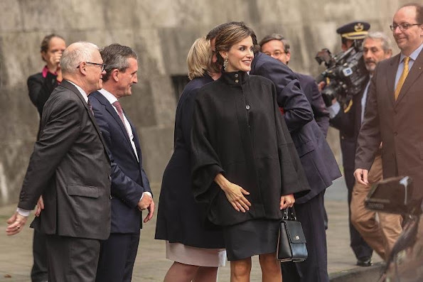 Queen Letizia of Spain arrived in Dusseldorf (Germany). Queen Letizia with Hannelore Kraft and museum director Beat Wismer and mayor Thomas Geisel attends the opening of exhibition "Zurbaran" at Museum Kunstpalast in Dusseldorf