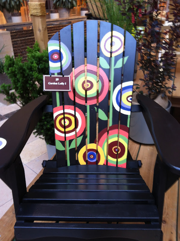 Sweet on You Hand Painted Garden Chairs