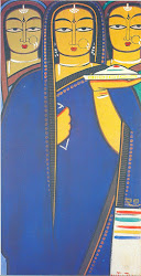 roy jamini three paintings indian famous india masterpieces painting artist artists modern tree indiapicks bengali eminent fauvism emotions colourful works