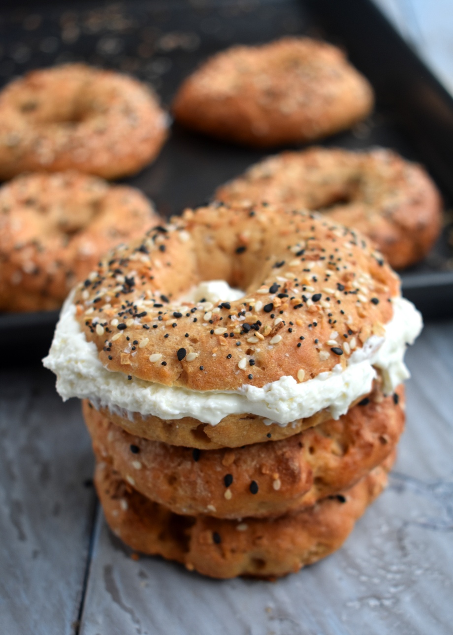 Easy WholeWheat Everything Bagels The Nutritionist Reviews