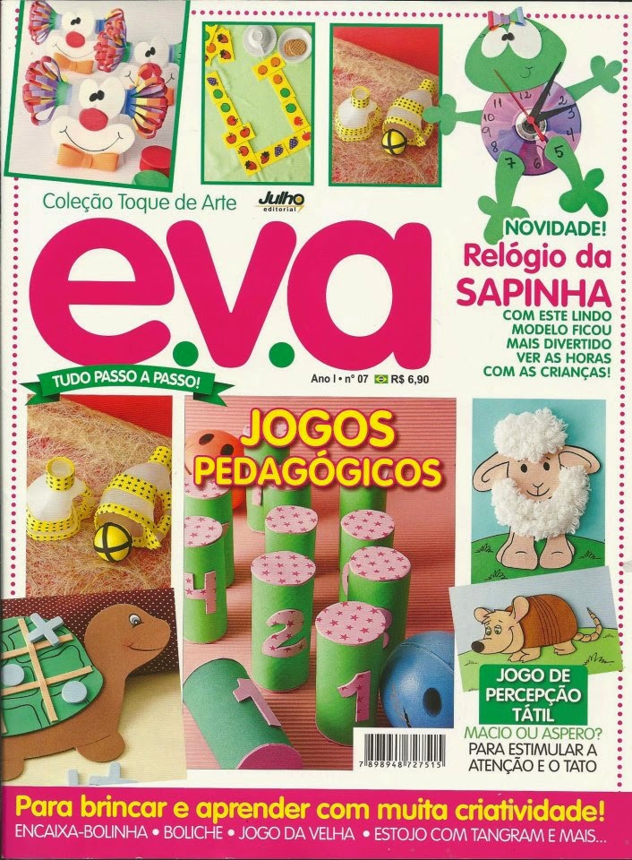 Participação na revista EVA especial jogos pedagógicos: com os jogos da velha de tartaruga...