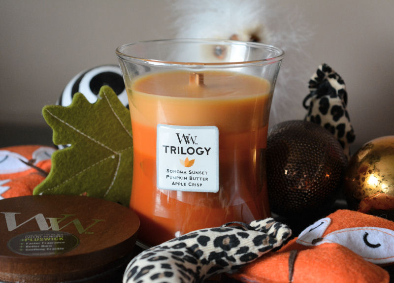 Love Aroma Yankee Candle Sparkling Snow Woodwick Trilogy Autumn Comforts
