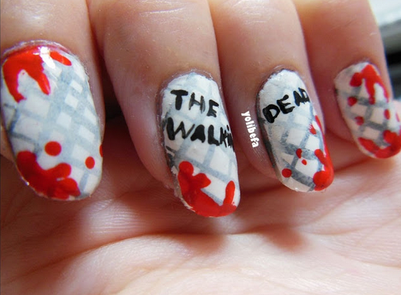 diseños de uñas para halloween