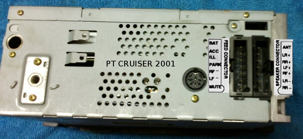 PT CRUISER: Gyári rádió kábel kiosztása