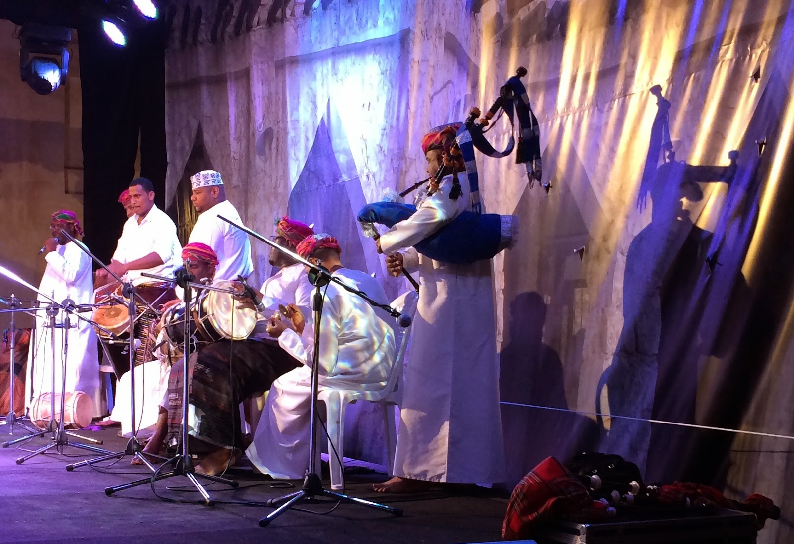 Skeptic in Qatar Arabic Bagpipes