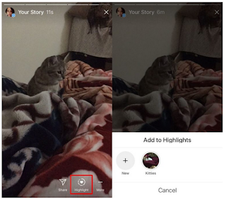 Cara membuat highlights di instagram untuk membuat sorotan cerita di Instagram 