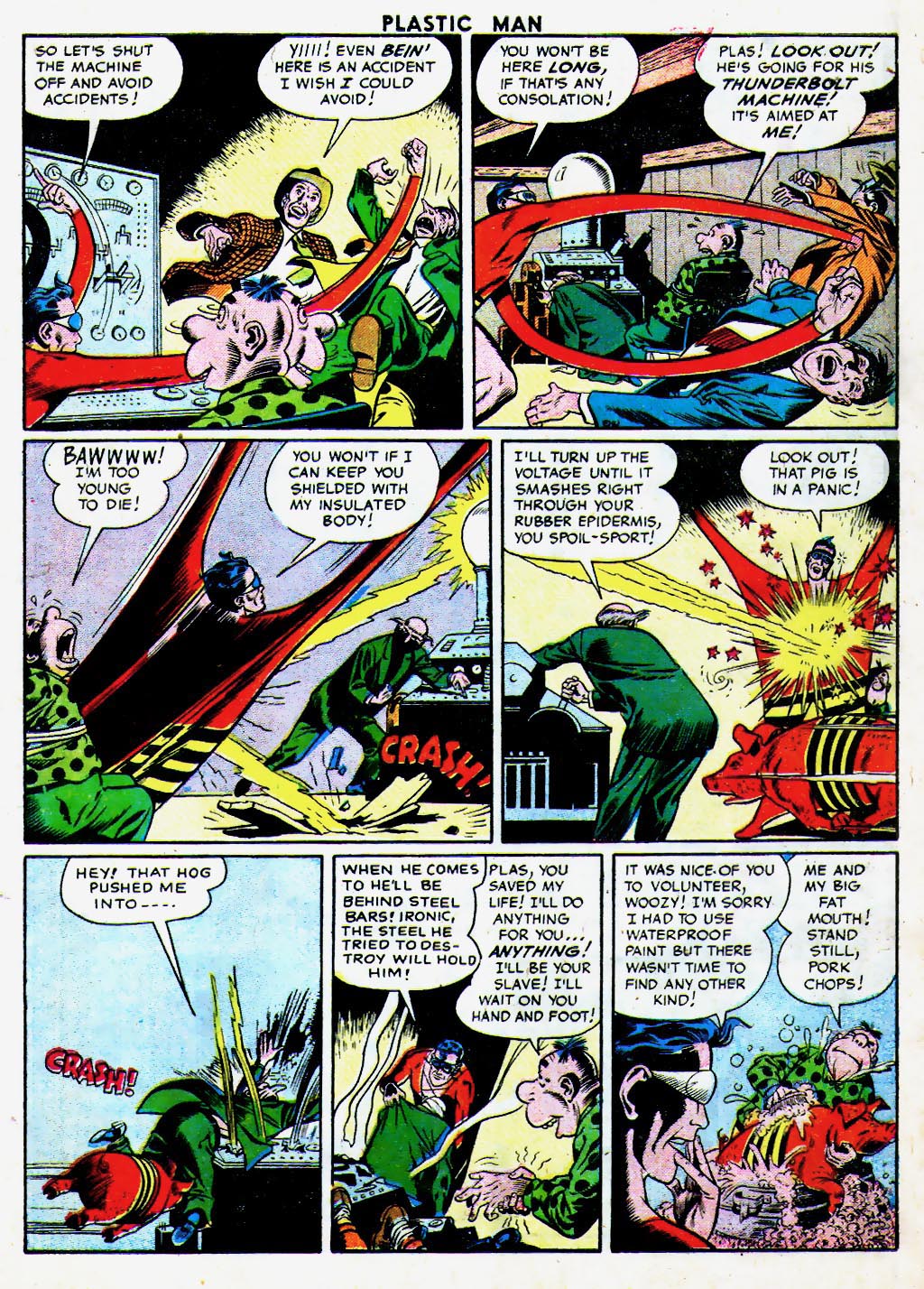 Read online Plastic Man (1943) comic -  Issue #61 - 9