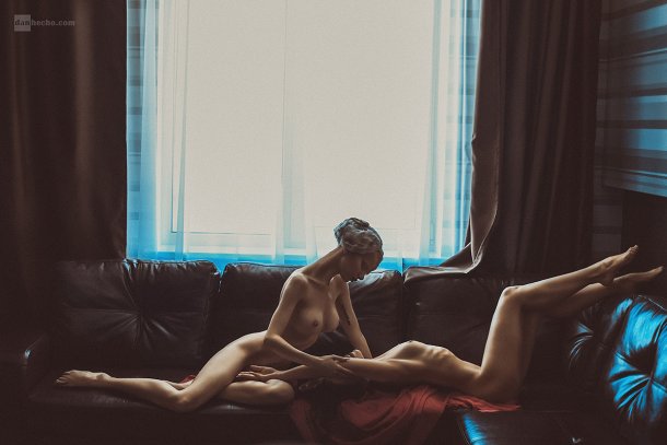 Dan Hecho 500px fotografia mulheres modelos sensuais nudez azul arte fetiche lésbicas provocante