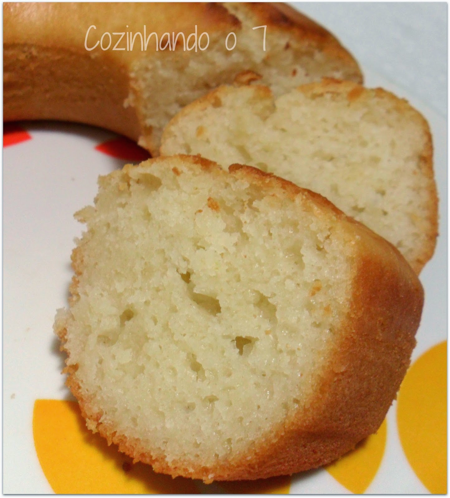 Bolo de Limão feito Sem Ovos | Cozinhando o 7