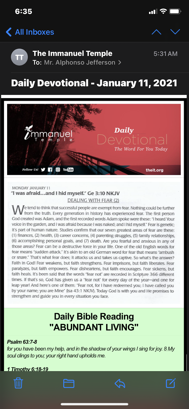 Alphonso Jefferson, Jr. January 2021