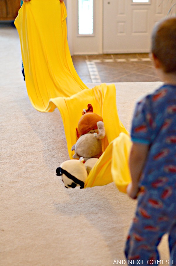 How to Make a DIY Sensory Tunnel And Next Comes L Hyperlexia Resources