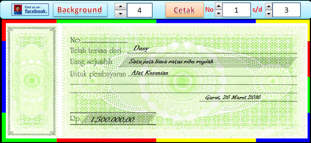 Gratis Download Aplikasi Cetak Kwitansi Otomatis Format