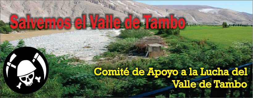 Salvemos el Valle de Tambo