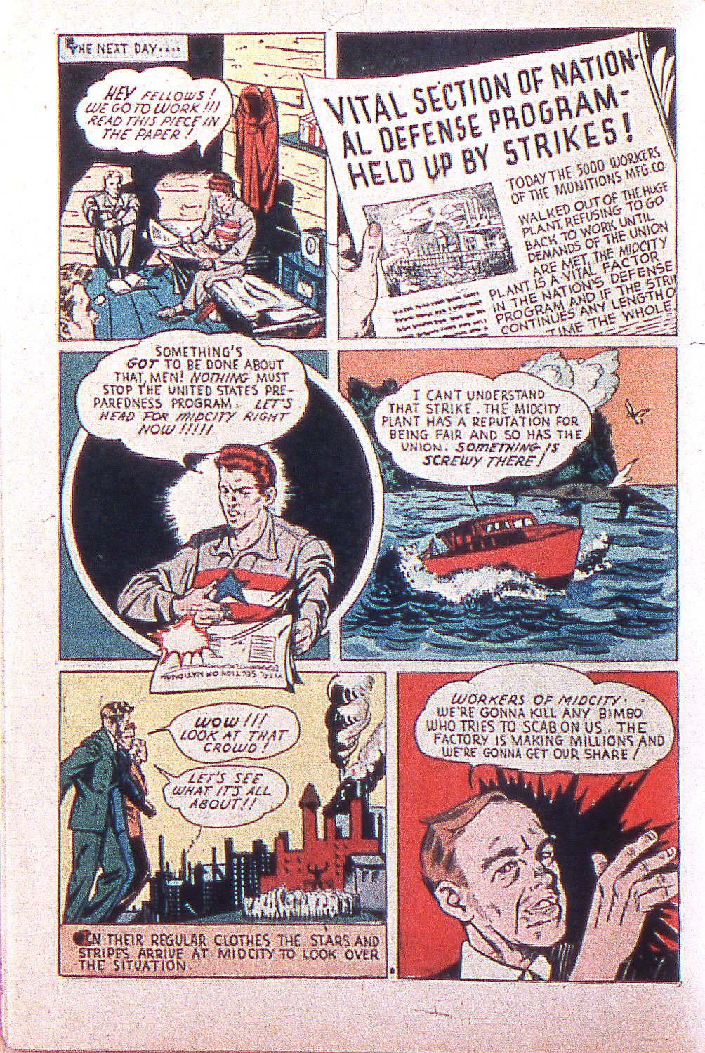Read online Stars and Stripes Comics comic -  Issue #4 - 9