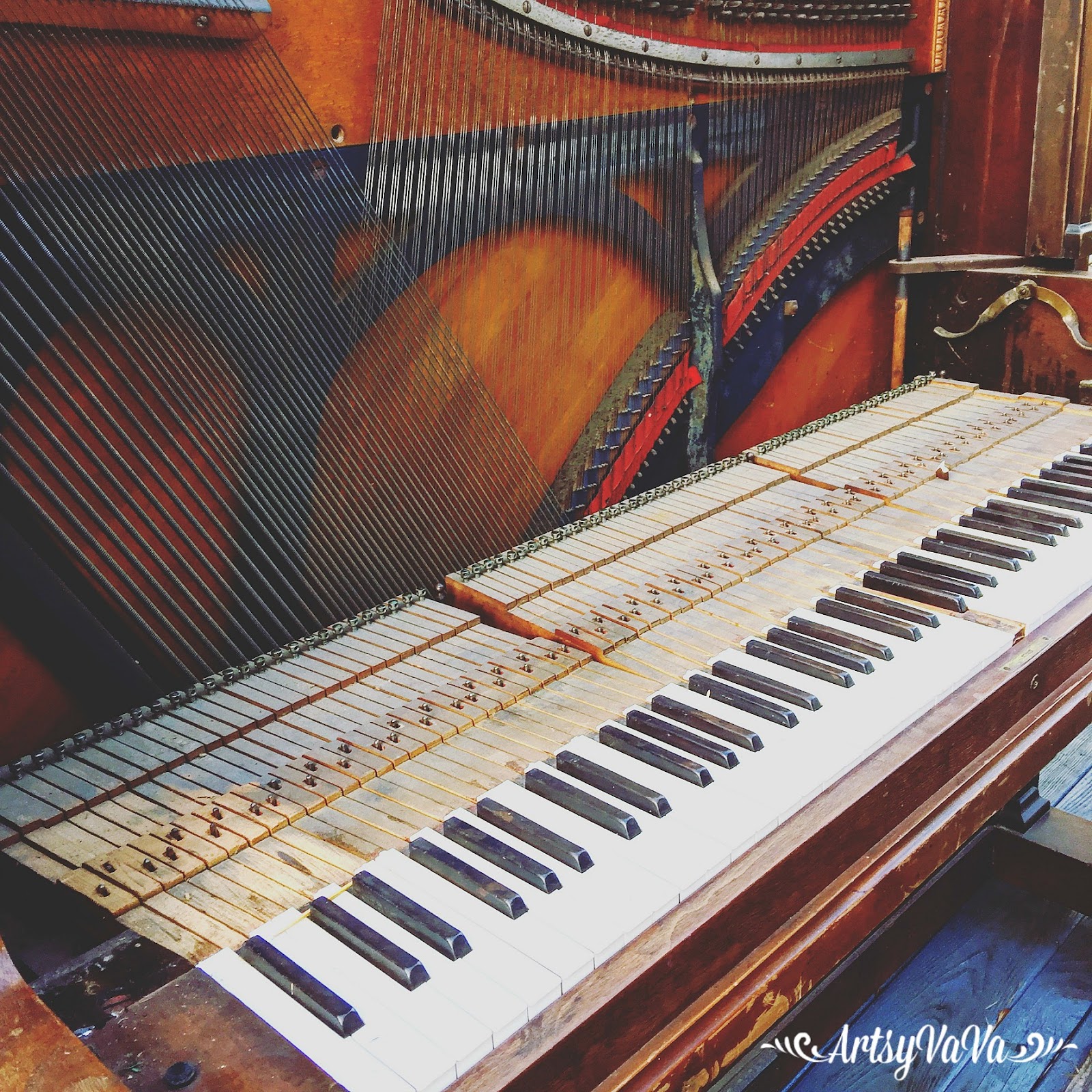 Artsy VaVa Upcycled Piano