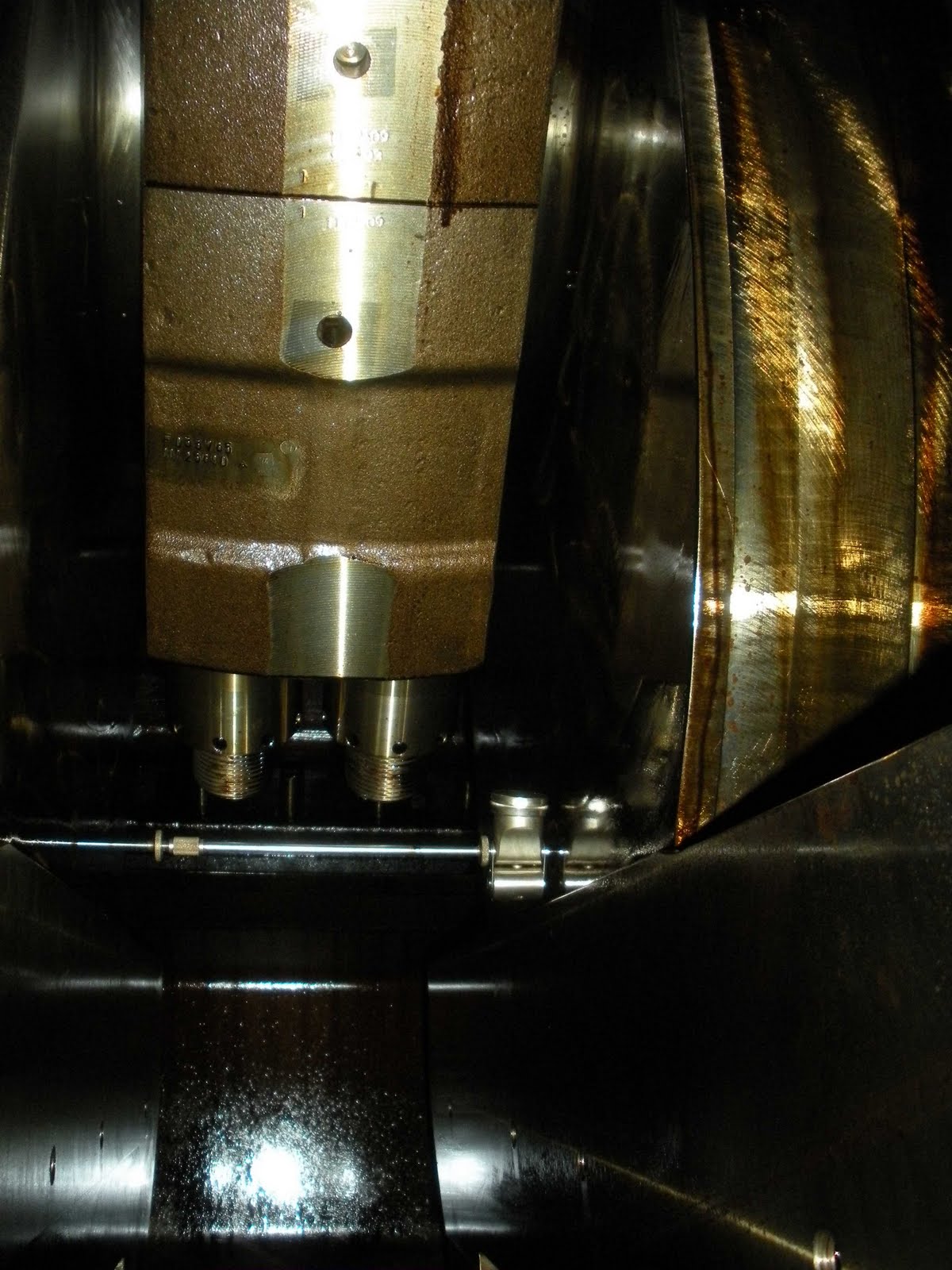 Crank Shaft Deflection Measurement HFO POWER PLANT IN PHOTOS